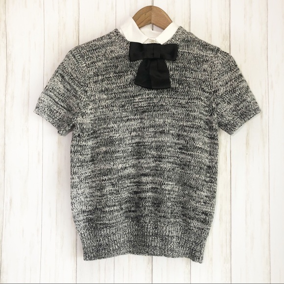 kate spade Sweaters - Kate Spade Sweater Bow Collar Small